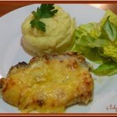 Vos recettes préférées de Février 2019 Côte de porc, sauce crème (cuisson au four) - Oh, la gourmande..