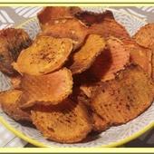 Vos recettes préférées de Février 2019 Chips de patate douce au four - Oh, la gourmande..