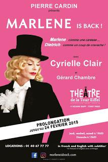 Marlène is back au Théâtre de la Tour Eiffel