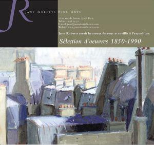 Galerie Jane Roberts   « Sélections d’œuvres 1850-1990 » à partir du 20 Mars 2019