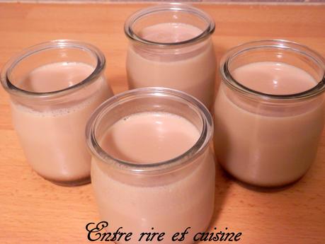 Flan au lait de noisettes sur caramel Flan au lait de noisettes sur caramel