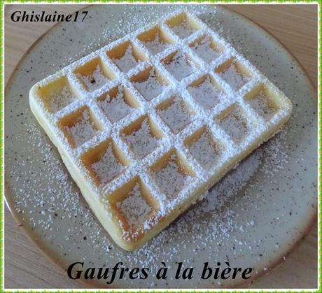 Gaufres à la bière