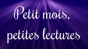 Bilan du Challenge Petit mois, petites lectures 2019