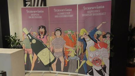 Instraviata, affiche à l'antenne