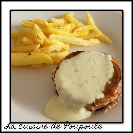 Tournedos de bœufs sauce ail et fine herbe