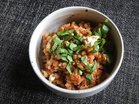 Ottolenghi – « Risotto » d’orge perlé, ail, tomate et féta