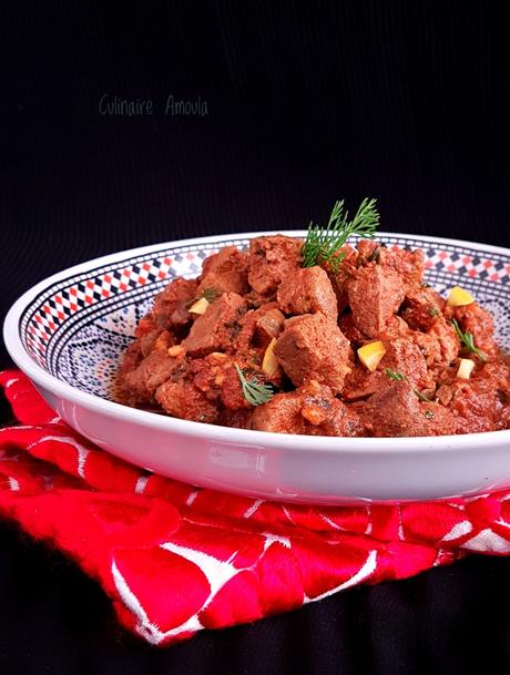 Kebda mcharmela /foie de veau mariné à la marocaine Kebda mcharmela /foie de veau mariné à la marocaine