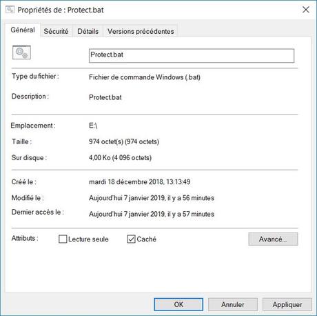 Protéger un dossier sous Windows 10 avec un mot de passe