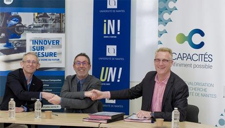 L’IRT Jules Verne, l’Université de Nantes et Capacités SAS ont signé un accord de partenariat