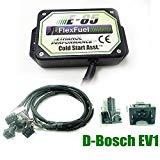 Kit Ethanol E85 4-cylindres, 4cyl E85 Kit de Conversion Carburant Alternatif à l'éthanol avec démarrage à Froid, biocarburant E85, Voiture à l'éthanol, convertisseur de bioéthanol (BOSH EV1)