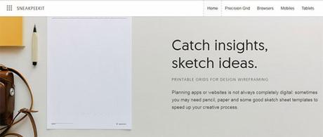 [RESSOURCES WEBDESIGN] : Des gabarits à imprimer pour préparer vos interfaces