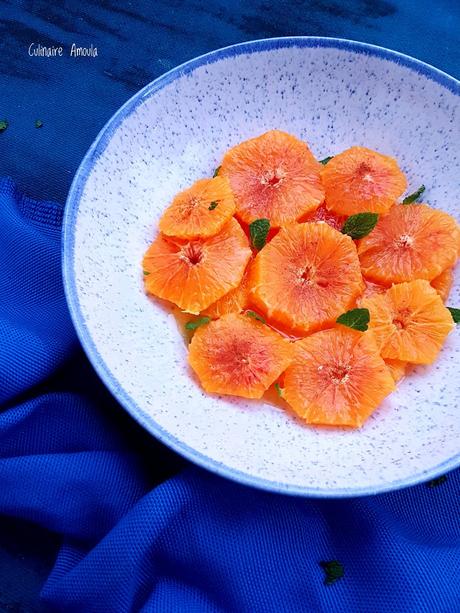 Salade d'oranges à la marocaine