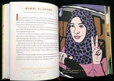 Histoires du soir pour filles rebelles – Tome 1. Elena FAVILLI et Francesca CAVALLO – 2017 (Dès 5 ans)