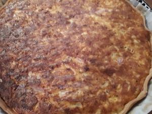 Quiche au Bacon, Cheddar et Comté Cliquer sur les images pour les agrandir