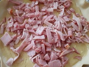 Quiche au Bacon, Cheddar et Comté Cliquer sur les images pour les agrandir