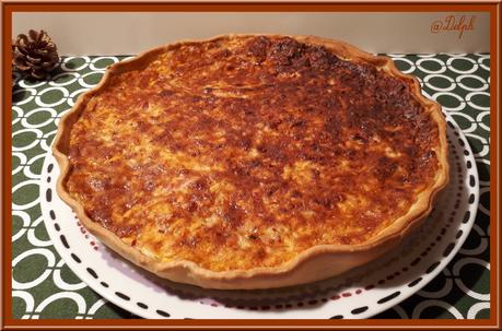 Quiche au Bacon, Cheddar et Comté Quiche au Bacon, Cheddar et Comté