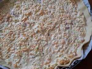 Quiche au Bacon, Cheddar et Comté Cliquer sur les images pour les agrandir