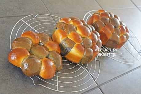 Brioche bicolore, façon Johan Martin