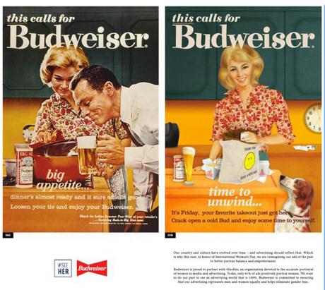 8 mars : Budweiser revisite ses pubs sexistes des années 50