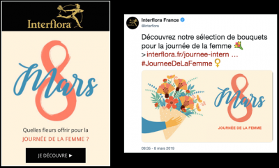 Pas de fleurs pour la journée de la femme Pas de fleurs pour la journée de la femme