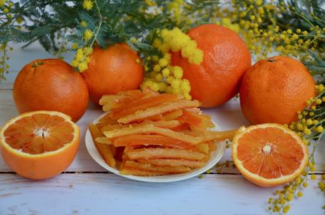 Ecorces d’oranges confites