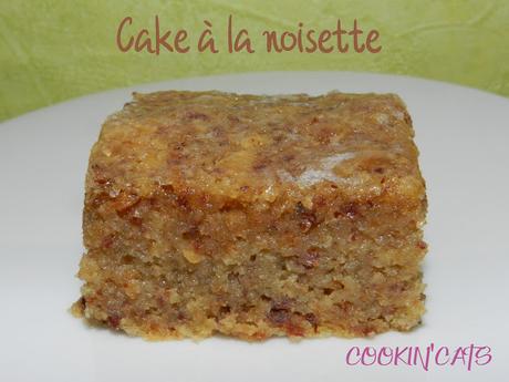 CAKE A LA NOISETTE by CHRISTOPHE MICHALAK (sans gluten, sans lait)