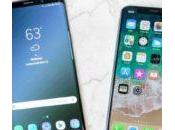 Valeur l’occasion iPhone atomisent Samsung Galaxy