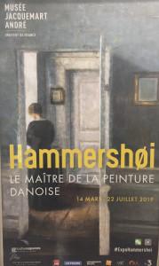 Musée Jacquemart André  exposition HAMMERSHOI  » Le maître de la peinture Danoise  » 14 Mars au 22 Juillet 2019