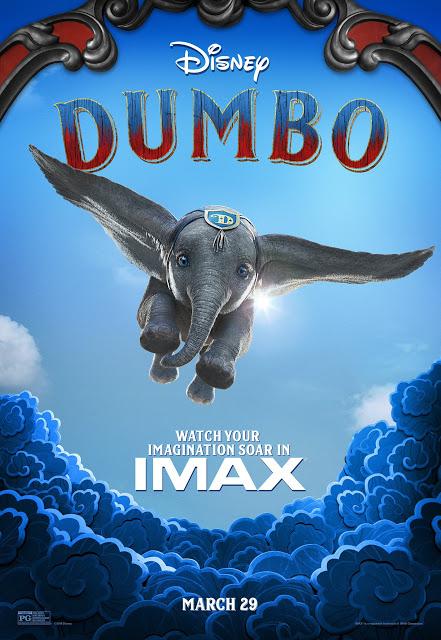 Nouvelles affiches IMAX et US pour Dumbo de Tim Burton