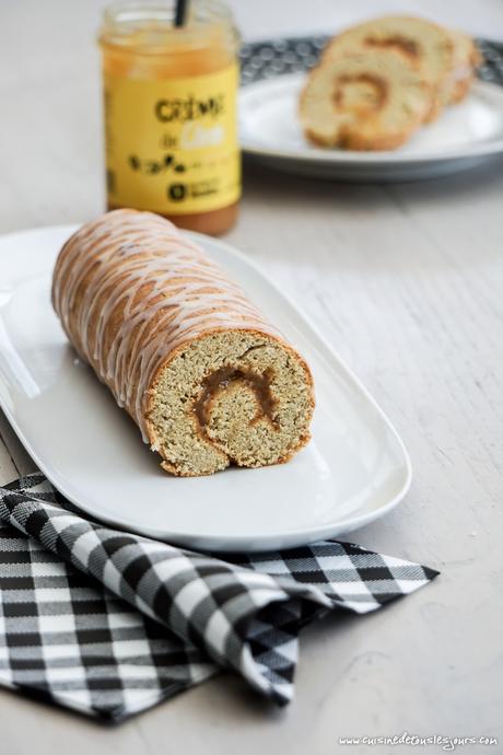 Gâteau roulé au blé noir et crème de citron [recette]