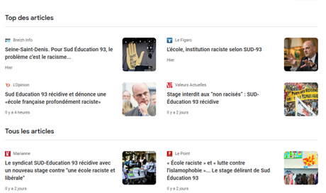 Sud Education 93 réveille (encore) les cancrelats de souche #racisme