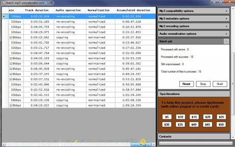 Batch Mp3 Concatenator - assembler des MP3 en un fichier Batch Mp3 Concatenator - assembler des MP3 en un fichier