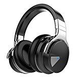 cowin E7 Casque Bluetooth sans Fil Réglable Écouteurs Audio Stéréo avec Microphone Intégré Ultra-Longue 30 Heures Jeux Connexion Stable avec NFC Fonction pour Android/Xbox/TV/PC-Noir