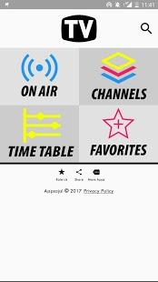 Top Applications Gratuites TV France 2019 TV France Liste TV gratuite Capture d'écran