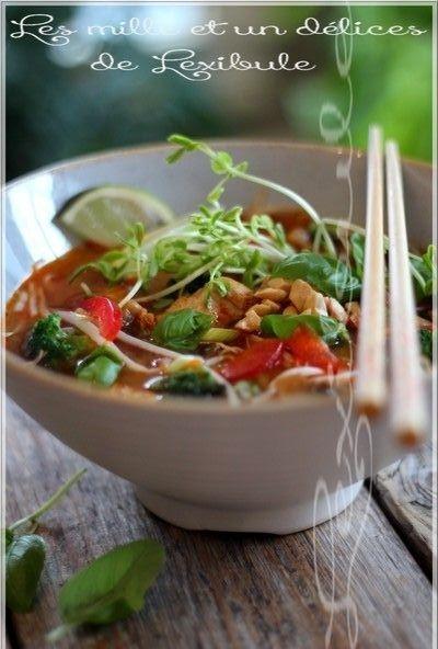 ~Soupe-repas asiatique aux arachides~