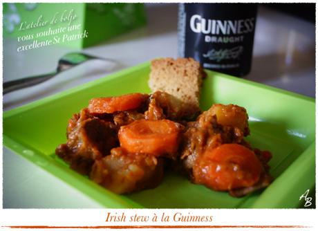 Irish stew, ragoût de boeuf irlandais à la Guinness