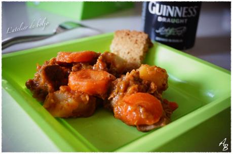 Irish stew, ragoût de boeuf irlandais à la Guinness