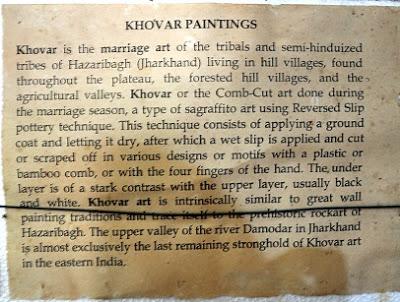 la peinture tribale et les femmes de Hazaribagh