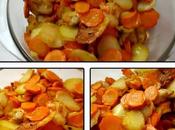 Poêlée carottes, pommes terre poulet l'actifry