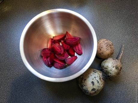 Variante – Betteraves rouges rôties aux épices et à l’huile de noisette