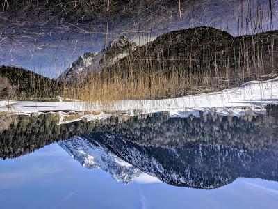 Wiederspiegelungen Kopf an Fuß- Lautersee - 6 Pics - Réflexions tête-bêche sur le Lautersee