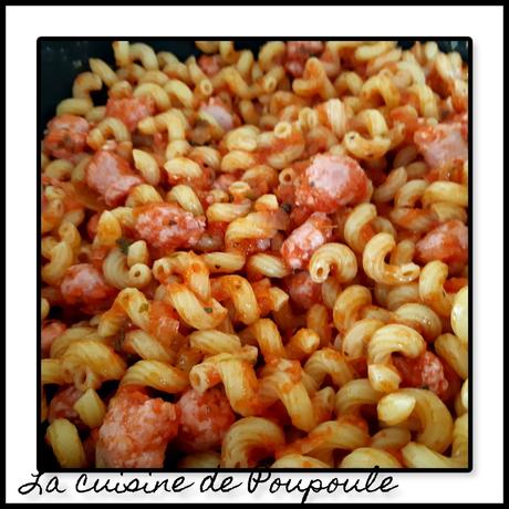 Pâte au saucisses de Jamie Olivier