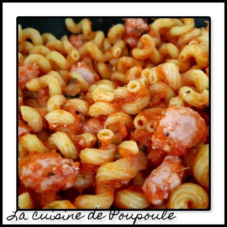 Pâte au saucisses de Jamie Olivier