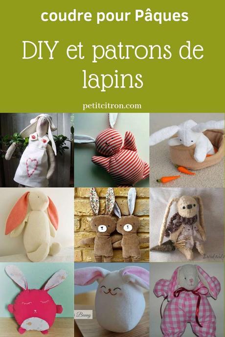 A Pâques, on coud aussi des lapins : plus de 10 DIY de lapins à coudre | À  Voir
