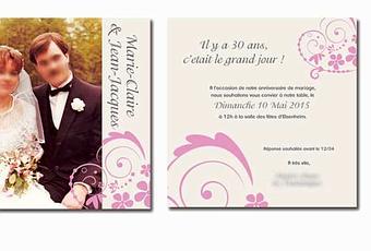 Carte Invitation Anniversaire De Mariage 30 Ans Gratuite D couvrir Carte Invitation Anniversaire De Mariage 30 Ans Gratuite D couvrir
