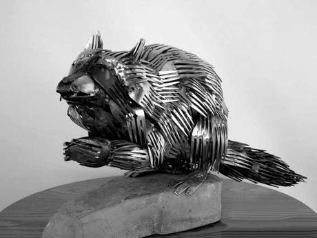 Divers - Sculptures avec des couverts - 2 Divers - Sculptures avec des couverts - 2