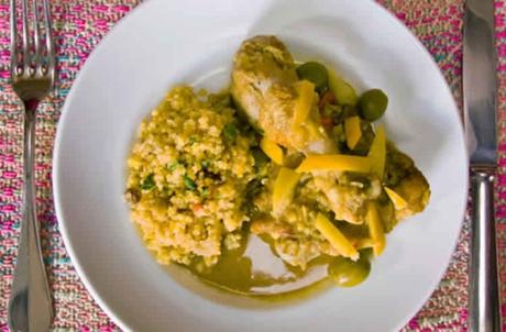 Poulet au citron et olives au thermomix