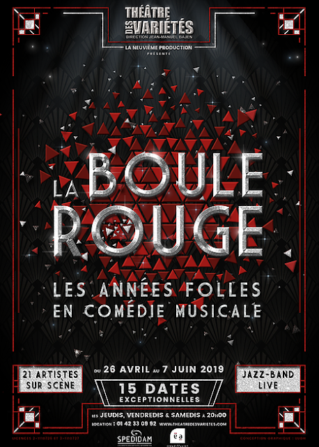 Comédie Musicale La Boule Rouge Théâtre des variétés Paris spectacle musical