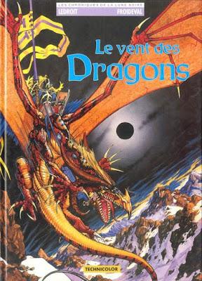 couverture de Les Chroniques de la lune noire T2 le vent des dragons de Ledroit et Froideval chez Zenda