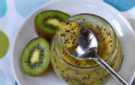 Confiture de kiwi à la vanille au cookeo